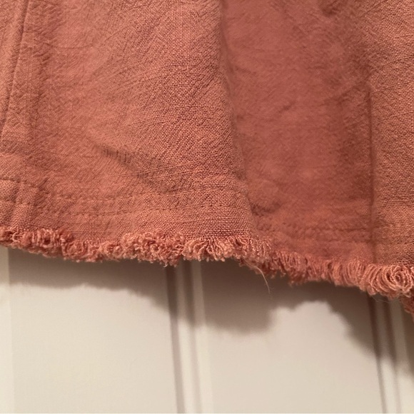 Umgee‎ + Linen women’s Blend Pull On Shorts Size M Elastic Waist , Frayed hem. - Picture 6 of 9